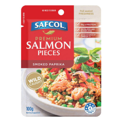 Safcol Salmon Smoked Paprika Pouch 100g