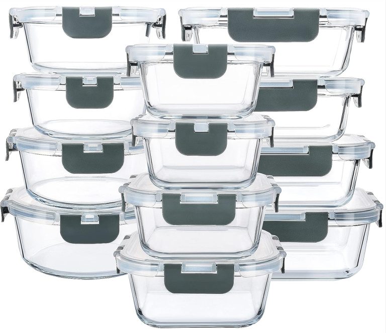 24-Piece Glass Food Storage Set – Airtight, Oven & Microwave Safe - Image 2